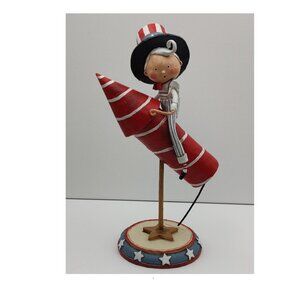 Lori Mitchell Dapper Dan the Rocket Man Patriotic Figurine